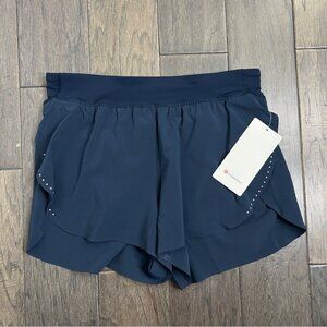 Lululemon NWT Fast and Free High-Rise Classic-Fit Split Short 3" True Navy